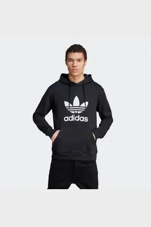 adidas Kapuzensweatshirt TREFOIL HOODY Hoodie, Kapuzenpullover mit großem Logoprint