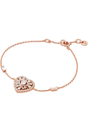 Michael Kors Armband PREMIUM, TAPERED BAGUETTE HEART, MKC1690CZ791, MKC1690CZ040, mit Zirkonia (synth)
