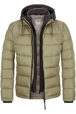 Milestone Steppjacke Carl Herren Winterjacke mit abnehmbarer Blende samt Kapuze - Verkäufer: LOGWOOD-STORE