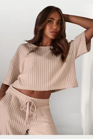 Lascana 3/4-Arm-Shirt Lounge-/Strickshirt aus weichem Strick, Loungewear