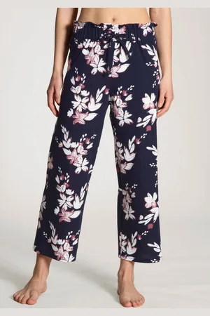 Calida 7/8-Hose Favourites Dreams mit floralem Muster und Interlock-Qualität