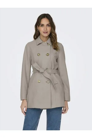 ONLY Kurzmantel ONLNANCY LIFE FITTED TRENCH COAT OTW