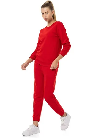 Redbridge Jogginganzug Sweatshirt mit Sweatpant Premium Basic (2-tlg), Premium Qualität - Verkäufer: ChillDeal