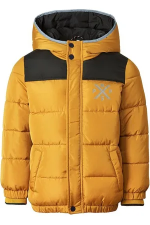 Noppies Winterjacke Winterjacke Baby Kind Winterjacke Lowry, senfgelb o. blau, mit Kapuze Reflektierende Details Wasserabweisend Winddicht - Verkäufer: Babymajawelt