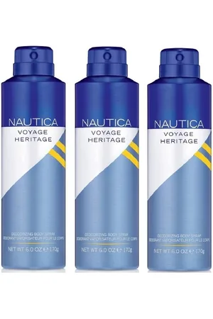Nautica Bodyspray Voyage Heritage Deo Spray Set Bodyspray Beauty Deodorant Men 170ml -, 3-tlg., 24 Stunden Schutz, Effektiver Schutz vor Körpergeruch - Verkäufer: Sibastore GmbH