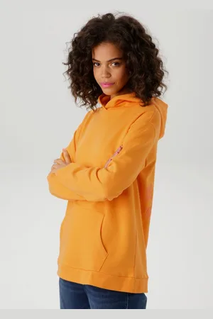 Aniston Kapuzensweatshirt mit Smiley im Rücken - NEUE KOLLEKTION