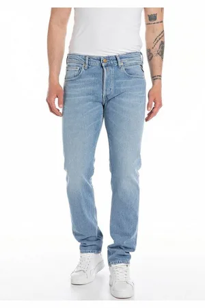 Replay Straight-Jeans GROVER in vielen verschiedenen Waschungen, mit Stretch
