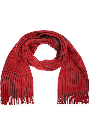 Myrtle Beach Strickschal Zweifarbiger Herren Winter Strickschal / Schal Winter für Männer, mit modischen Fransen, 180 x 21 cm - Verkäufer: witoru