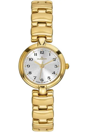 DUGENA Quarzuhr Damen-Armbanduhr Schmuckband, Quarz, Edelstahl, Mineralglas, 3 bar - Verkäufer: Selva Technik GmbH