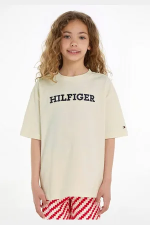 Tommy Hilfiger T-Shirt U MONOTYPE TEE S/S mit großer Logo-Stickerei