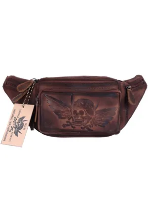 WILD THINGS Bauchtasche 2014-27 (Inhalt, 1-tlg., Bauchtasche), echt Leder, seltenes Logo - Verkäufer: Qiveeonlineshop