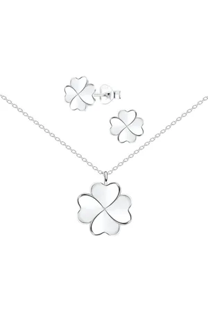ALEXANDER YORK Schmuckset KLEEBLATT, 4-tlg., 925 Sterling Silber - Verkäufer: