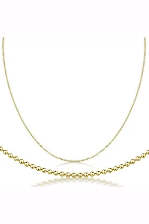 Firetti Collierkettchen Schmuck Geschenk Silber 925 Kugelkettengliederung in mehreren Breiten, Made in Germany