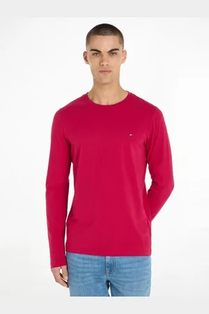 Tommy Hilfiger Langarmshirt STRETCH SLIM FIT LONG SLEEVE aus biologischem Baumwollstretch