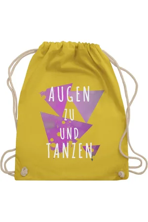 Shirtracer Turnbeutel Augen zu und Tanzen lila, Stoffbeutel Festival Outfit - Verkäufer: