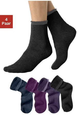 Lavana Kuschelsocken (Packung, 4-Paar) mit Innenfrottee