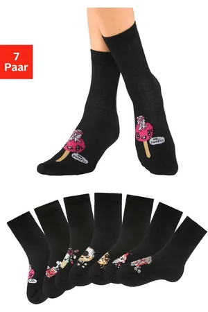 H.I.S Socken (Packung, 7-Paar) mit eingestrickten Motiven