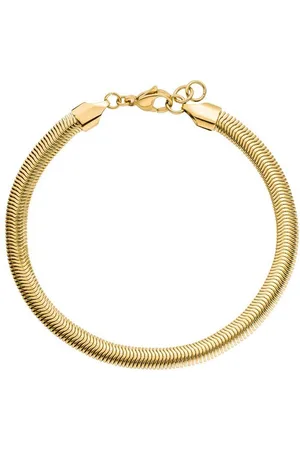 Jobo Armband Herringbone, aus Edelstahl 19,5 cm