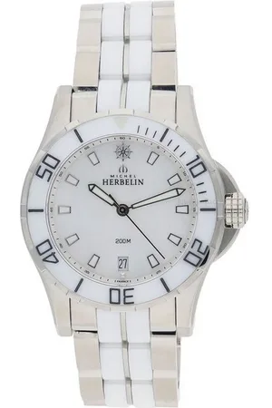 Michel Herbelin Quarzuhr Damenarmbanduhr Newport Trophy 12596/W19BW, (1-tlg) - Verkäufer: Juwelier-Bacak