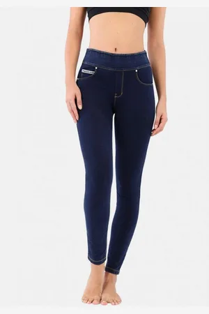 Freddy Shapingleggings NOW SKINNY YOGA mit Lifting & Shaping Effekt und Umschlagbund