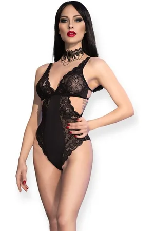 Chilirose Body Stringbody in mit Blumenmuster - Verkäufer: Andalous Dessous