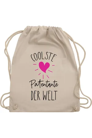 Shirtracer Turnbeutel Coolste Patentante der Welt mit Herz, Patentante Geschenk - Verkäufer: