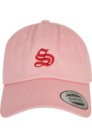 Mister Tee Snapback Cap Unisex Letter Pink Low Profile Cap