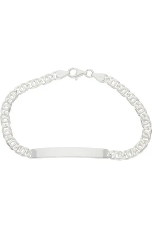 JuwelmaLux ID Armband Stegpanzer Gravur Armband Silber JL11-03-0116 (kein Set, 1-tlg., kein Set) - Verkäufer: Juwelier-Bacak