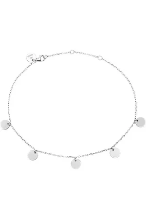 Purelei Fußkette mit Anhänger Schmuck Geschenk Kalea, Plättchen, Kreis, rund, bracelet-anklet-kalea