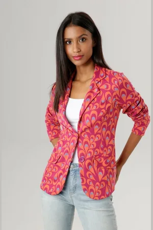 Aniston Kurzblazer mit fantasievollem Jacquard-Muster