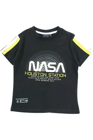 Nasa Print-Shirt Space Center Kinder Jungen kurzarm T-Shirt Gr. 104 bis 164, 100% Baumwolle - Verkäufer: WS-Trend