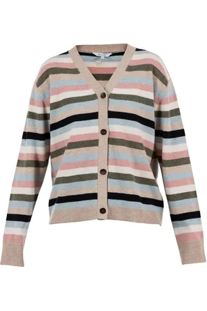 Blue Sportswear Strickjacke Granby Multistriped Gestreifte Strickjacke Cardigan aus RWS-Wolle - Verkäufer: Juneberry.eu