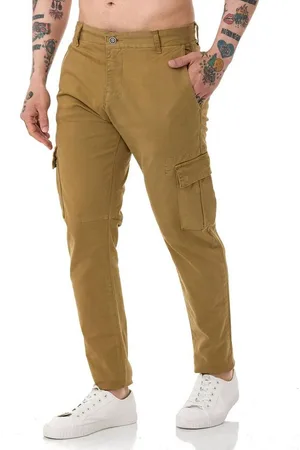 Redbridge Chinohose Red Bridge Herren Chino Cargo Hose Basic - Verkäufer: ChillDeal