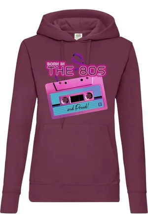 Youth Designz Kapuzenpullover 80s Damen Hoodie Pullover mit lustigem Frontprint - Verkäufer: EmDa Trading GmbH