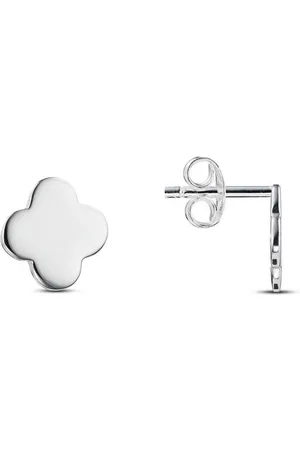 iz-el Paar Ohrstecker Ohrringe Silber Kleeblatt - Ohrstecker Mila, 925 Sterling Silber - Verkäufer: