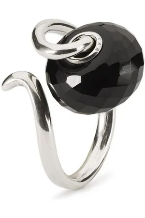 Trollbeads Fingerring Schwarzer Onyx Liebesranken Fantasy Ring, TAGBO-01661 - Verkäufer: Germany