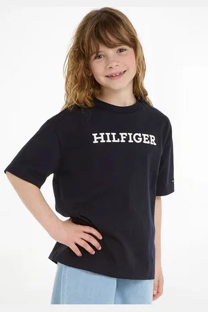 Tommy Hilfiger T-Shirt U MONOTYPE TEE S/S mit großer Logo-Stickerei