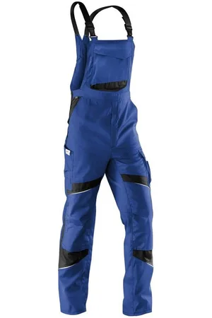 KÜBLER Latzhose Activiq high, Größe 50, kornblumenblaublau/schwarz - Verkäufer: Banemo