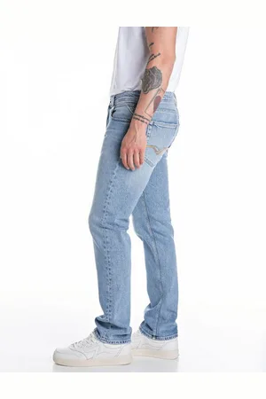 Replay Straight-Jeans GROVER in vielen verschiedenen Waschungen, mit Stretch