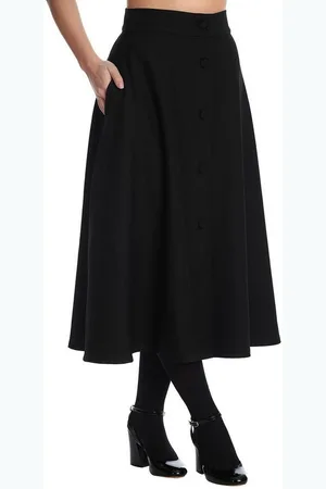 Banned Retro A-Linien-Rock Book Worm Retro Vintage Swing Skirt - Verkäufer: Schompi Trading e.K.