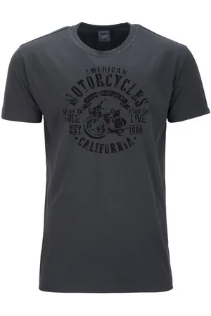 Ahorn T-Shirt RIDE TO LIVE mit coolem Motorcycle-Print