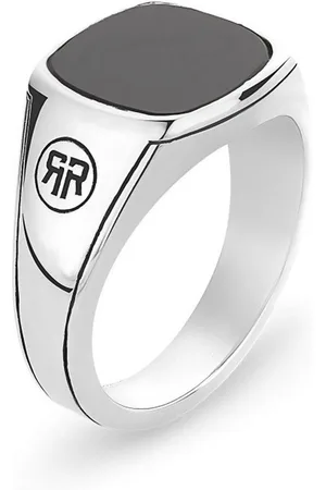 Rebel & Rose Siegelring Siegelring für 925 Silber mit Onyx - Verkäufer: uhrcenter