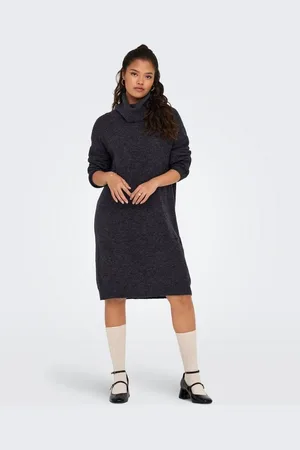 ONLY Strickkleid ONLSILLY LS ROLLNECK DRESS BF KNT