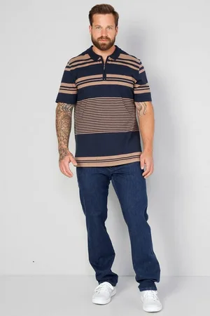 Boston Park Poloshirt Poloshirt Halbarm Ringel bis 72/74 - Verkäufer: Popken Fashion Group