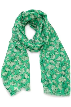 Harpa Modeschal CLOVER, mit Botanik-Print und Metallic-Effekt - Verkäufer: onQuality