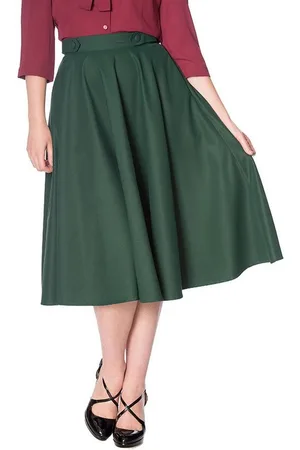 Banned Retro A-Linien-Rock Di Di Plain Retro Vintage Swing Skirt - Verkäufer: Schompi Trading e.K.
