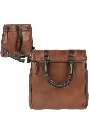 Bear Design Freizeitrucksack "Evi" Cow Lavato Leder, 3in1 Rucksack, Umhängetasche, Handtasche Shopper Leder, 31x31cm - Verkäufer: Ordnung und mehr