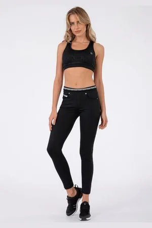 Freddy Leggings NOW SKINNY YOGA mit umschlagbaren Taillenbund