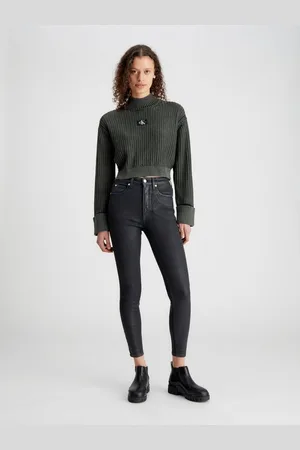 Calvin Klein Ankle-Jeans HIGH RISE SUPER SKINNY ANKLE