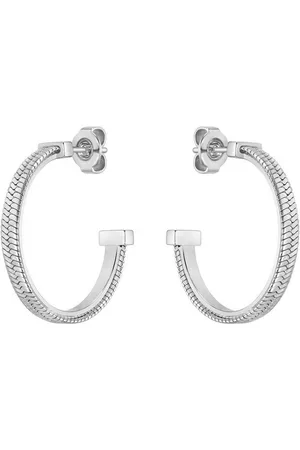 HUGO BOSS Paar Creolen Schmuck Edelstahl Ohrschmuck Ohrringe ZIA